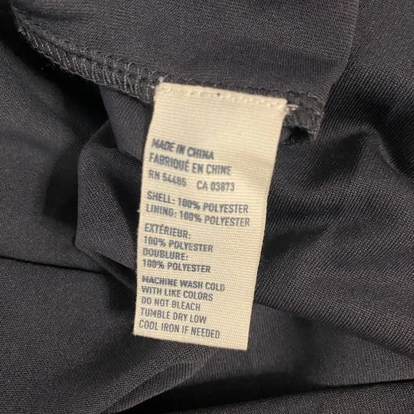 American Eagle Outfitters women’s junior’s dress small sheer navy - Picture 8 of 8